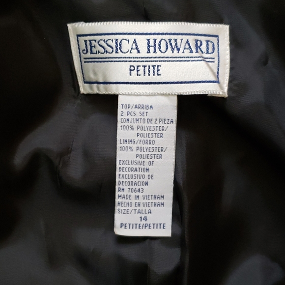 Jessica Howard black blazer size 14P - Picture 4 of 7